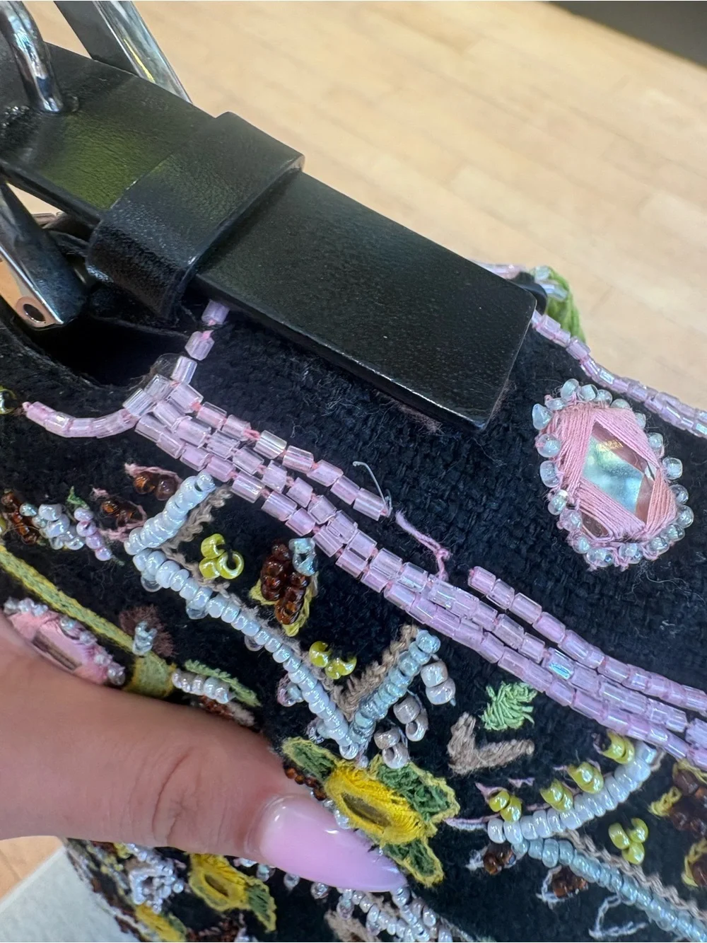 Rare Fendi Mirror Embroidery Baguette - Picture 5 of 7